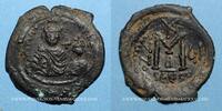 BYZANTINE EMPIRE Follis Héraclius (610-641) et Héraclius Constantin. . Séleucie d'Isaurie. 2e officine, 616-617 -