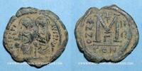 BYZANTINE EMPIRE Follis Empire byzantin. Justin II (565-578). . Constantinople. 3e officine, 568-569 -