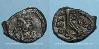 BYZANTINE EMPIRE follis Empire byzantin. Justinien II, 1er règne (685-695). 1/2 . Constantinople, 685-686 -