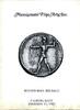 NUMISMATIC BOOKS Numismatic Fine Arts. Vente du -