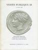 NUMISMATIC BOOKS Monnaies et Médailles, Bâle, vente aux enchères n° 68, des -