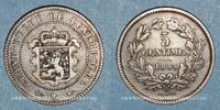 EUROPE 5 centimes Luxembourg. Guillaume III (1849-1890). -