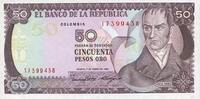 OTHER FOREIGN NOTES 50 pesos Colombie. -