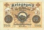 GERMANY - EMERGENCY NOTES (1914-1923) A - J 10 pfennig Blankenburg Bad. Stadt. Billet. -