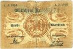 FRENCH EMERGENCY NOTES 50 pfennig Sainte-Marie-aux-Mines. Ville. Billet. J. Frey -