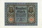 GERMANY 100 mark Allemagne. Billet. A, série B -