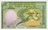 OTHER FOREIGN NOTES Vietnam du Sud. Banque Nationale du Vietnam. 5 dong -