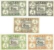 GERMANY - EMERGENCY NOTES (1914-1923) A - J 50 pf Diez. Stadt. Billets. 10, 25 décembre 1920 ; 10 pf décembre 1920 (1921) -