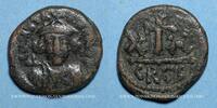 BYZANTINE EMPIRE follis Empire byzantin. Constant II (641-668). 1/2 . Carthage, 643-647 -