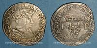FRENCH ROYAL COINS Teston François I . 18e type. Lyon -