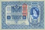 OTHER FOREIGN NOTES Autriche. Banque Austro-Hongroise. 1000 couronnes surchargé -