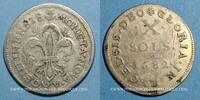 FRENCH ROYAL COINS Louis XIV (1643-1715). Monnayage particulier de Strasbourg. X sols de Strasbourg -