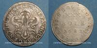 FRENCH ROYAL COINS Louis XIV (1643-1715). Monnayage particulier de Strasbourg. XXX sols de Strasbourg -