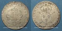 FRENCH ROYAL COINS 34 sols Louis XIV (1643-1715). Monnayage de Strasbourg. 6 deniers aux insignes Réformation -