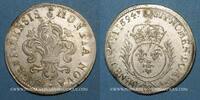 FRENCH ROYAL COINS 34 sols Louis XIV (1643-1715). Monnayage particulier de Strasbourg. aux palmes Réformation -