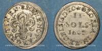 FRENCH ROYAL COINS Louis XIV (1643-1715). Monnayage particulier de Strasbourg. II sols de Strasbourg -