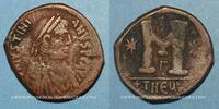 BYZANTINE EMPIRE Follis Empire byzantin. Justinien I (527-565). . Théoupolis, 3e officine, 533-537 -