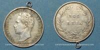 EUROPE 200 reis Portugal. Louis I (1861-1889). -