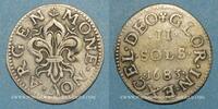 FRENCH ROYAL COINS Louis XIV (1643-1715). Monnayage particulier de Strasbourg. II sols de Strasbourg -