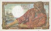 NOTES OF THE BANQUE DE FRANCE 20 francs Banque de France. Billet. pêcheur, -