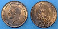 EUROPE 1 penny Grande Bretagne. Georges V (1910-1936). -