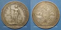 EUROPE 1 dollar Grande Bretagne. Georges V (1910-1936). de commerce 1911, Bombay -