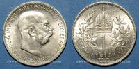 EUROPE Autriche. François Joseph I (1848-1916). 1 couronne -