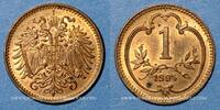 EUROPE 1 heller Autriche. François Joseph I (1848-1916). -