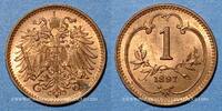 EUROPE 1 heller Autriche. François Joseph I (1848-1916). -