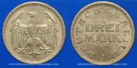 GERMANY after 1870 3 mark Allemagne. République de Weimar. -