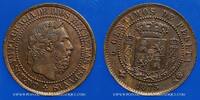 EUROPE 5 centimos Espagne. Charles VII, prétendant (1872-1875). -