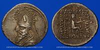 GREEK COINS Drachme Parthie. Sanatroces (93-70 AC). . Rhagae -