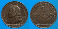 EUROPE 1 soldo 1867 R Vatican. Pie IX (1846-1878).  1867R, an XXI. Rome TB 6,00 EUR  Excl. 9,45 EUR Verzending