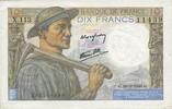 NOTES OF THE BANQUE DE FRANCE 10 francs Banque de France. Billet. mineur, -