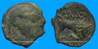 CELTIC COINS bronze Marseille. Petit au taureau, 70-50 AC -