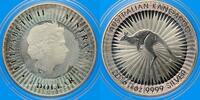 WORLD COINS (excl. EUROPE) 1 dollar Australie. Elisabeth II (1952-2022). Kangourou. (1 once. 999) -
