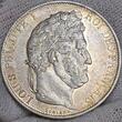 Frankreich 5 Francs Silber Kursmünze 1845 W Paris Louis Philippe USA ef