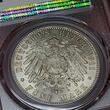 Bavaria Bayern Kaiserreich Deutschland 5 Mark 1911-D 90. Geburtstag von Prinzregent Luitpold. PCGS MS64