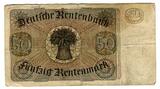 Weimarer Republik Rentenbank 50 Rentenmark 6. Juli 1934 Freiherr vom Stein IV-