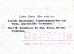 Notgeld Gutschein Zehn Mark Oktober 1918 Frerichswerft Einswarden used