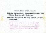 Notgeld Gutschein Zwanzig Mark Oktober 1918 Einswarden Frerichswerft used