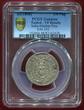 Indien Madras Presidency 1/4 Quarter Pagoda Silber nd 1908 reeded Edge PCGS VF Det. tooled