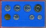 DDR KMS 8,86 1980 Kursmünzensatz mit 5 Mark Münze - Brandenburger Tor BU coinset