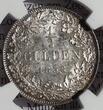GERMANY Bayern Bavaria 1/2 Gulden 1838 Ludwig I. Nice luster, toning NGC MS 63