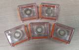 Bundesrepublik Deutschland 5 x 5 Euro Gedenkmünzen A - J 2018 Subtropische Zone PP komplett Gelber Ring Polymerring A,D,F,G,J Proof with original boxes
