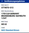 Brandenburg Bayreuth 1/24 Taler 1753 CLR FRIEDRICH, 1735-1763 NGC MS 63