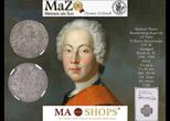 Brandenburg Bayreuth 1/6 Taler 1757 B Friedrich III. 1735 - 1763. Toned Patina NGC MS 61