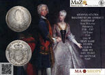 Brandenburg Ansbach 1/2 Taler 1729 Karl Wilhelm Friedrich Carl 1729 - 1757 RR Sehr Selten USA vf+