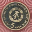 DDR 5 Mark Gedenkmünze 1987 750 Jahre Berlin, Rotes Rathaus Proof
