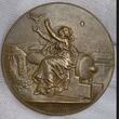 Frankreich Deutsch Französischer Krieg Bronzemedaille 1870 1871 Luftfahrtgeschichte Belagerung von Paris Kommunikation per Brieftaube Ballon vz min Kr.